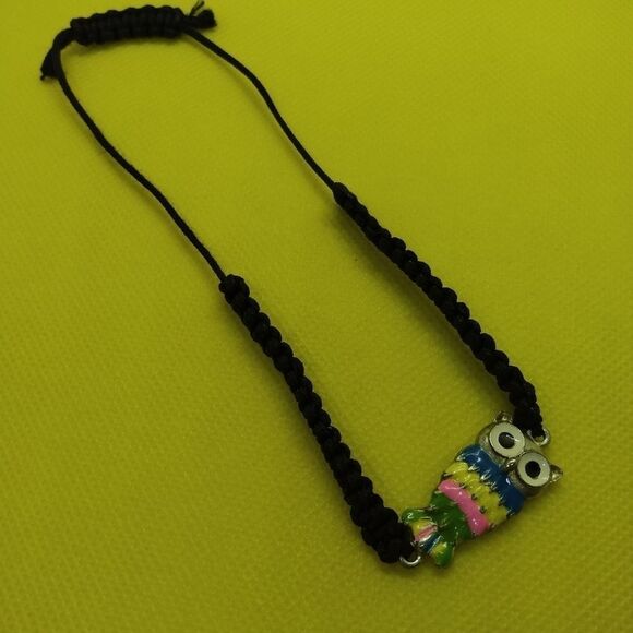 Rainbow owl Paracord bracelet‎ - Picture 3 of 4